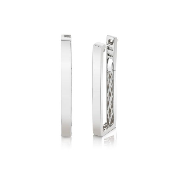 SOLID GOLD LONG DECO LINK HUGGIES