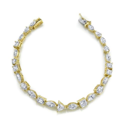 MIXED DIAMOND TENNIS BRACELET