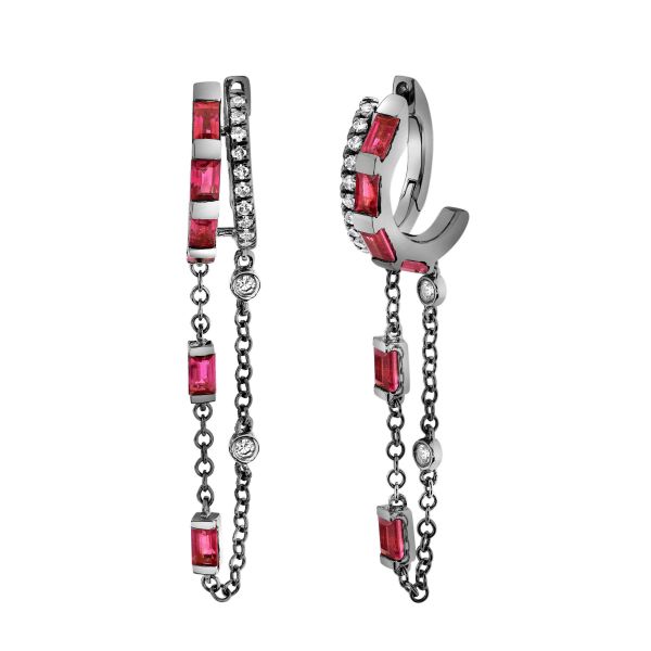 RUBY DOUBLE FRINGE DROP HUGGIES