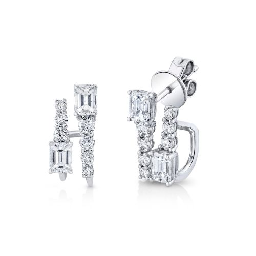 READY TO SHIP MIXED DIAMOND DOUBLE STICK STUDS