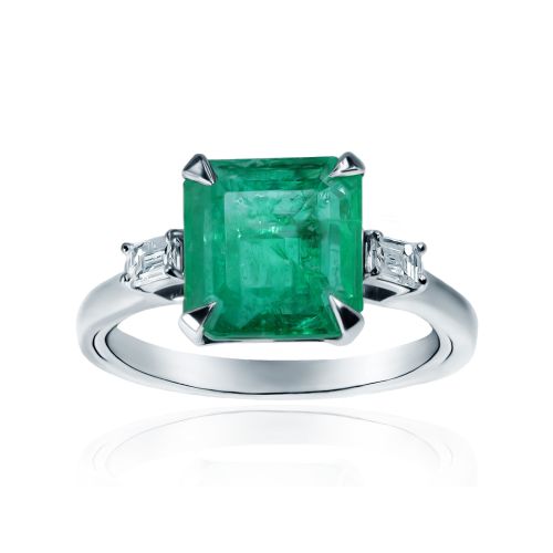 Emerald & Diamond Ring Demetra